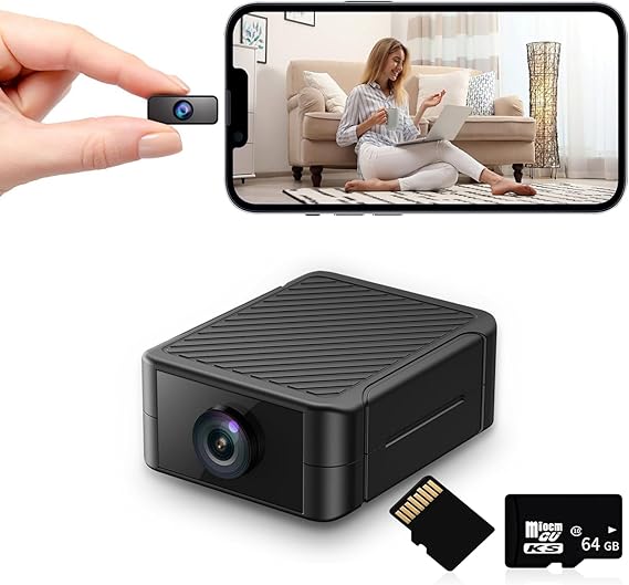 4K HD Hidden Camera Mini Nanny Cam