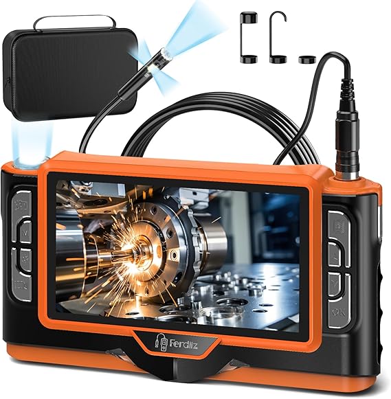 Triple Lens Endoscope Inspection Camera