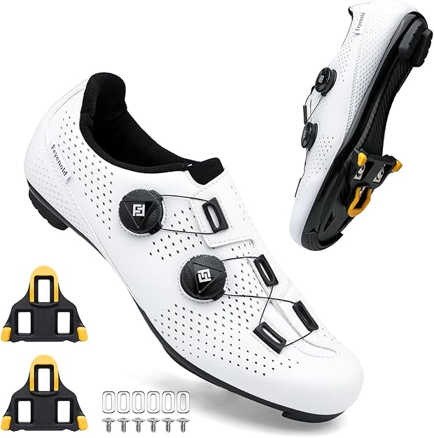 Men’s & Women’s Cycling Shoes – SPD-SL & Look KEO Compatible Road Bike Shoes for Indoor & Outdoor Riding